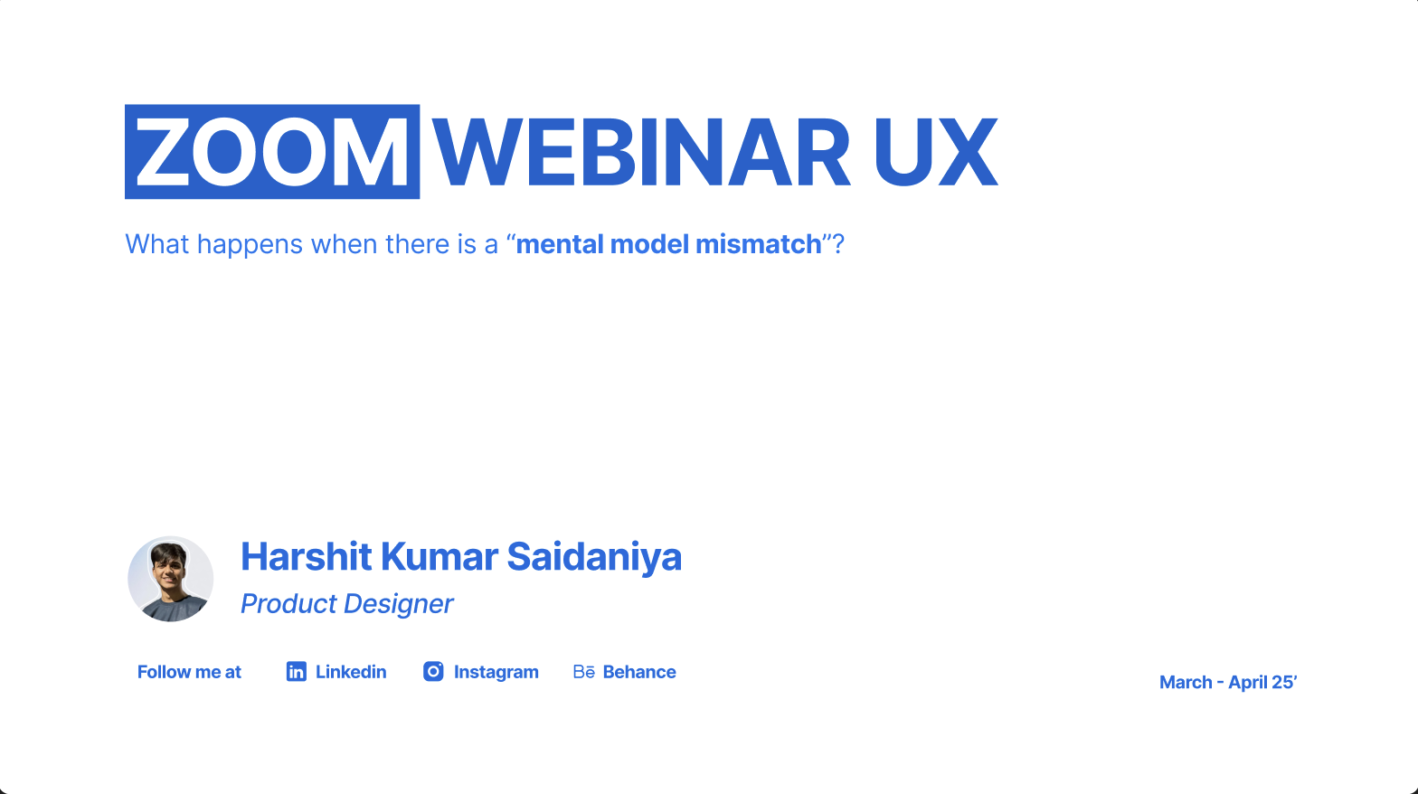 Zoom Scary UX